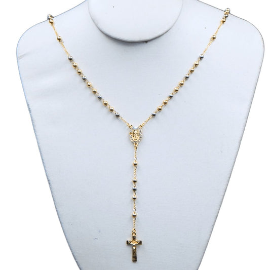 Rosario con medalla de virgen